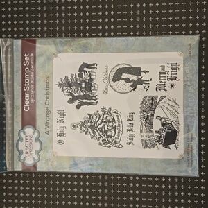 Creative Expressions Taylor Made Journals A Vintage Christmas Stamp Set